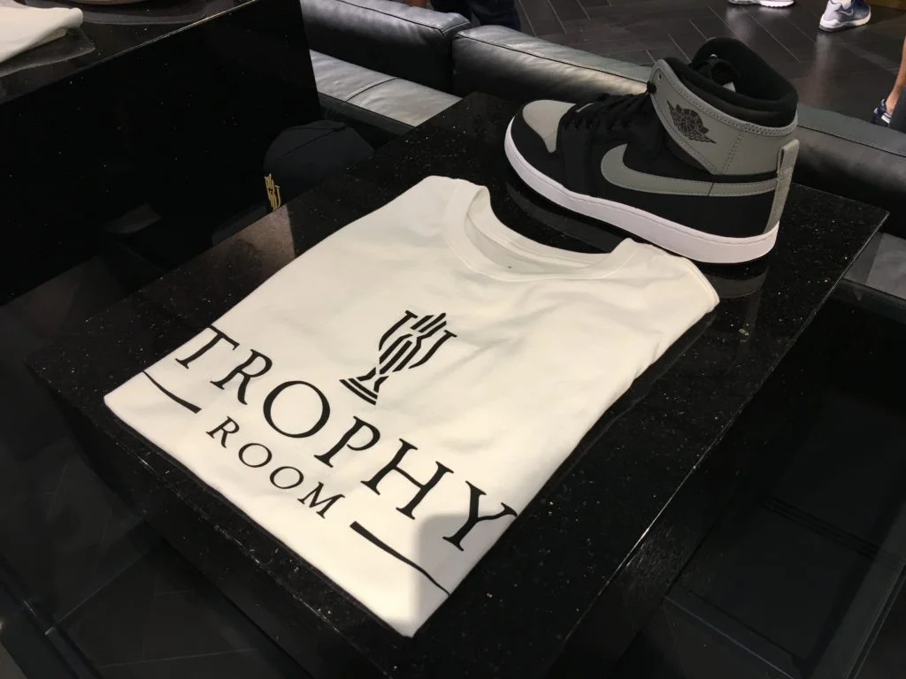 trophy room t-shirt and sneaker